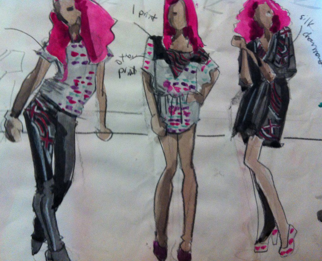 Fashion Professor teaches fashion design and fashion illustration online