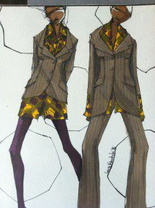 Laura Volpintesta fashion illustrations