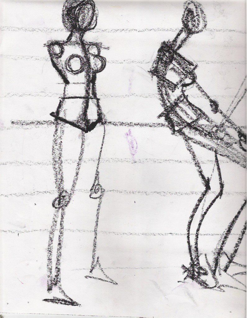 profile fashion sketch proportions and body mechanics