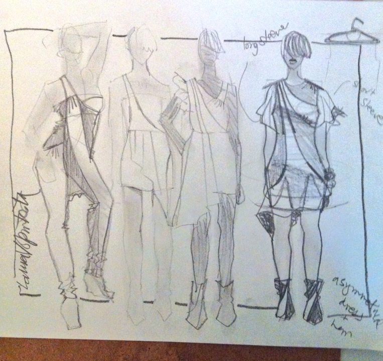 Fashion Croquis: Design Development Sketching | LAURA VOLPINTESTA