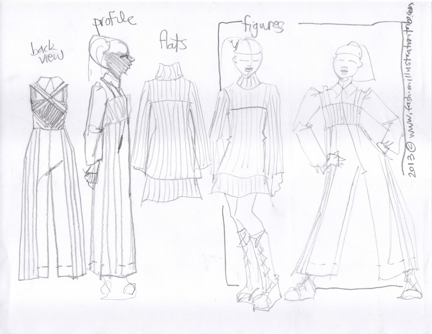 fashion illustration sketches templates