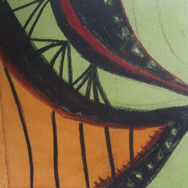 COLOR!! African print fashion illustration about Laura Volpintesta