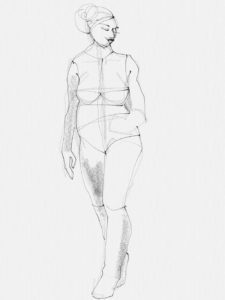 plus size fashion illustration workshop- Laura Volpintesta- plus size fashion croquis