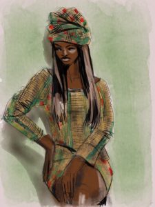 fashion illustration apps by Laura Volpintesta