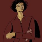 How to draw faces digitally with fashion illustration apps by Laura Volpintesta