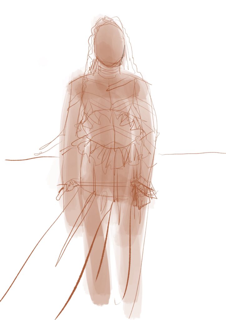 Procreate app fashion illustration Laura Volpintesta