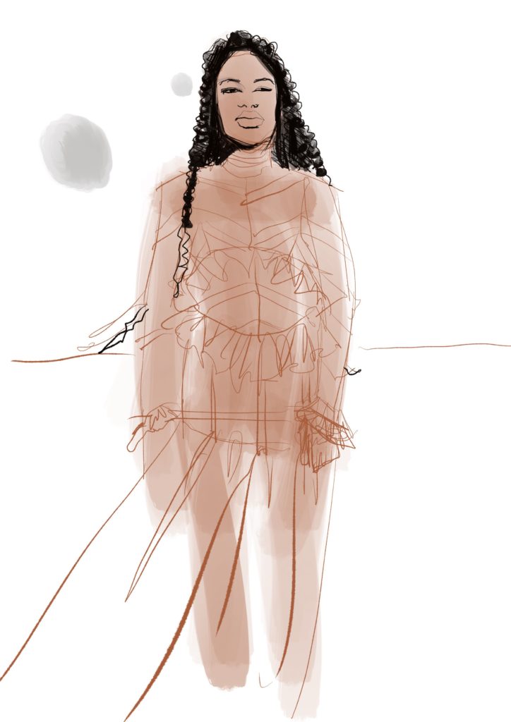 Procreate app fashion illustration Laura Volpintesta