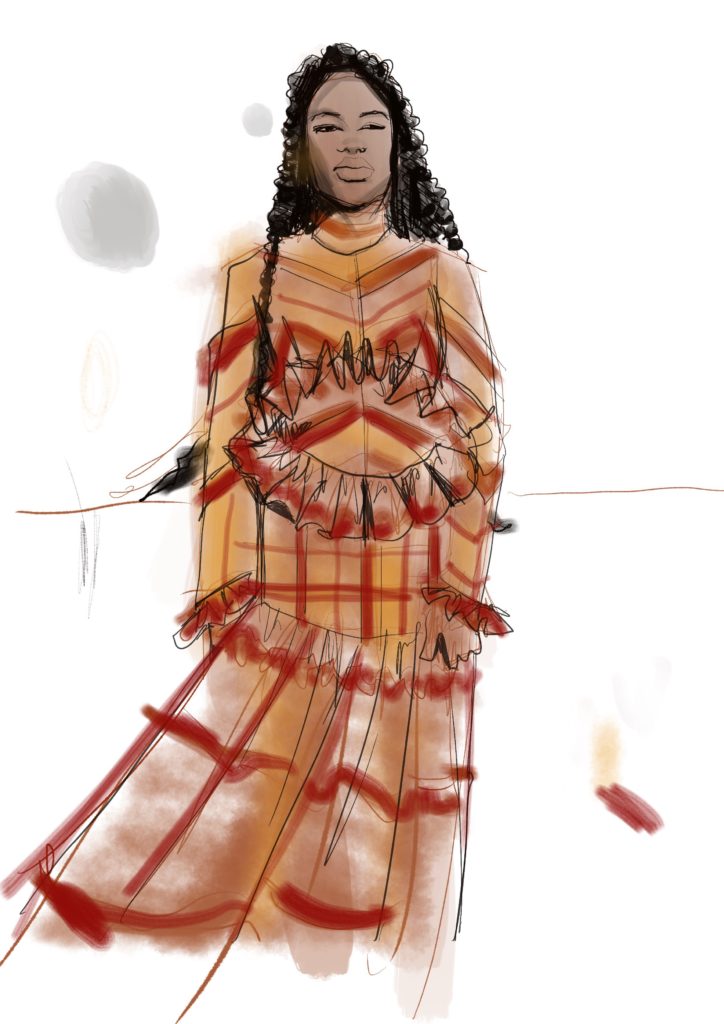 Procreate app fashion illustration Laura Volpintesta