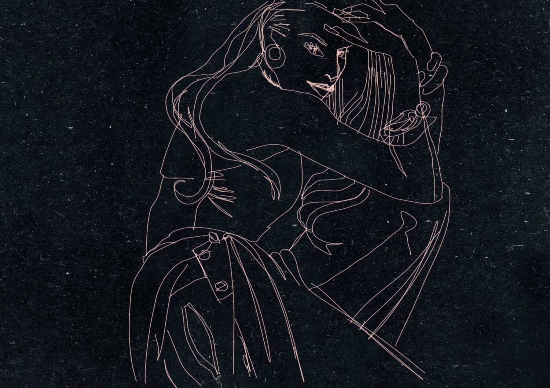 Gwen Stefani. Fashion Illustration by Laura Volpintesta with Imagink app on iPad Pro