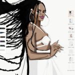 Adobe fresco for fashion illustration by Laura volpintesta