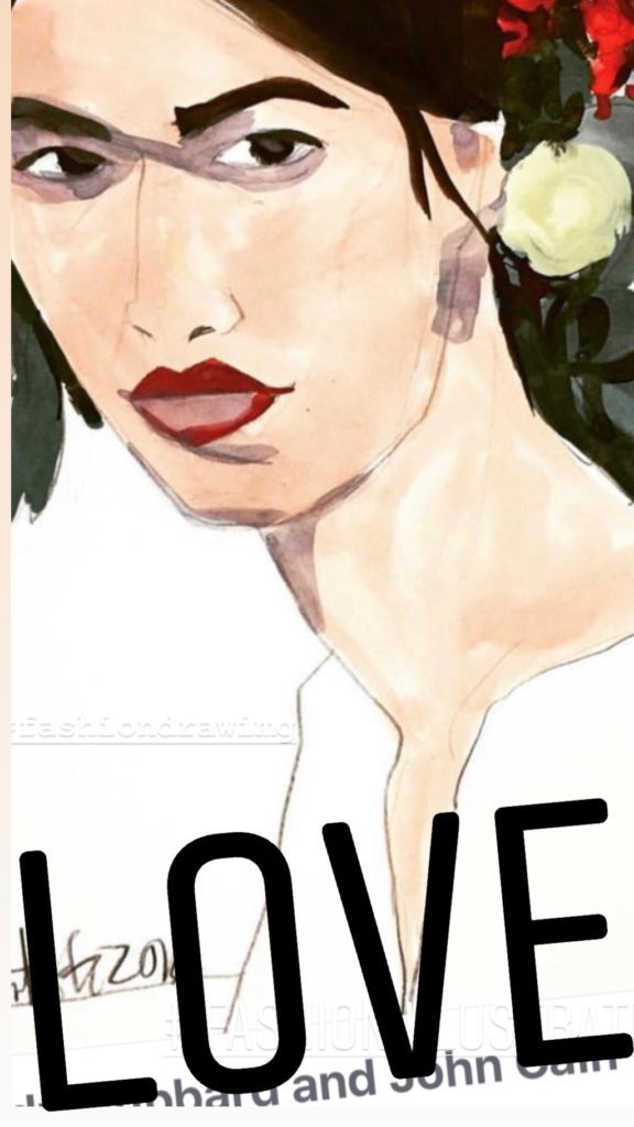 Fashion Drawing masterclass REPLAY: Profile Face and Inspiration talk.