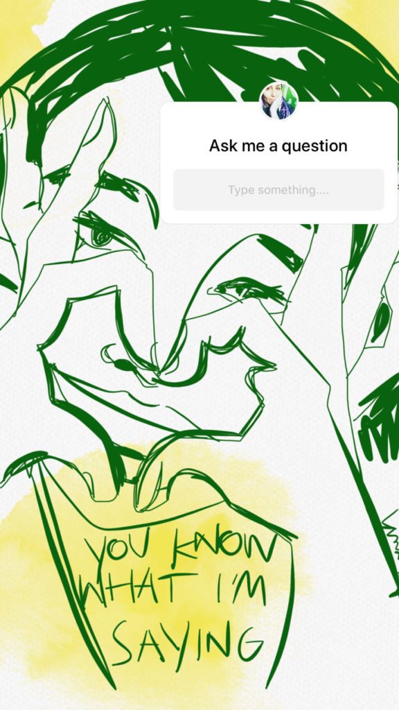 Digital Brush Pen Line Drawing by Laura Volpintesta