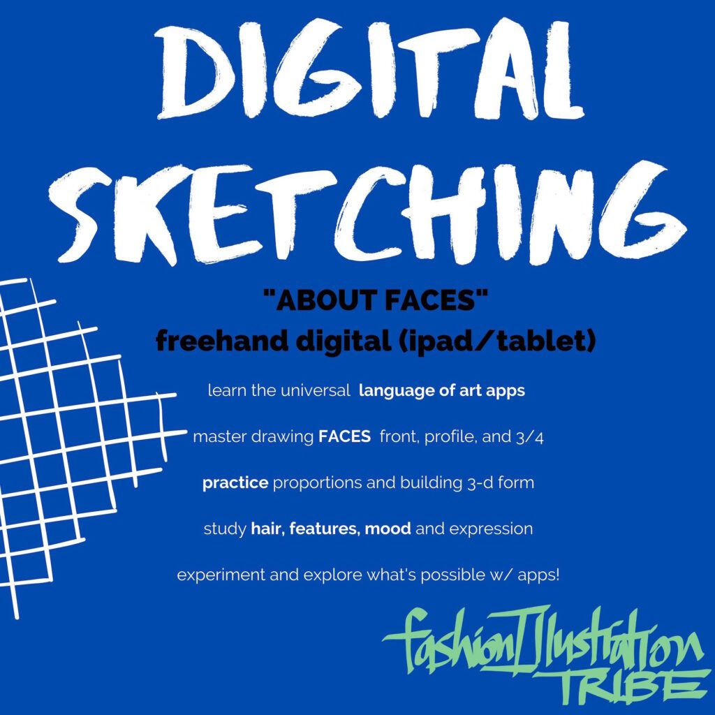ABOUT Faces digital fashion sketching online course