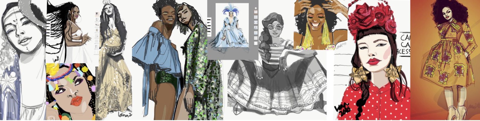 How to present fashion sketches to reach more people and get better likes -  sewingnpatterns