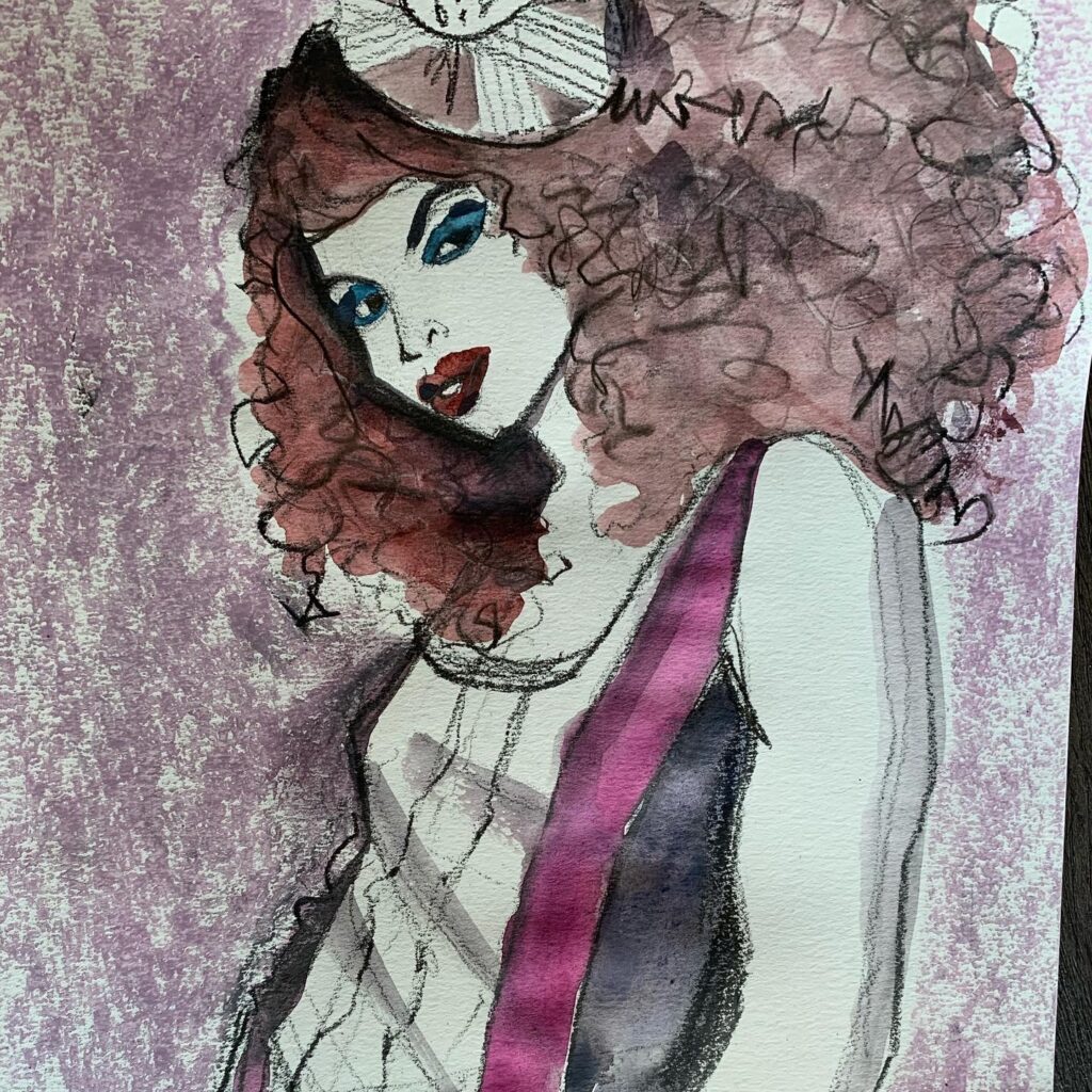 Drawing Faces: ABOUT FACES digital fashion drawing course for ipad. Fashion ILlustration with Laura Volpintesta, Fashion Illustration Tribe