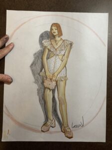 fashion design illustration layout inspirations Laura Volpintesta