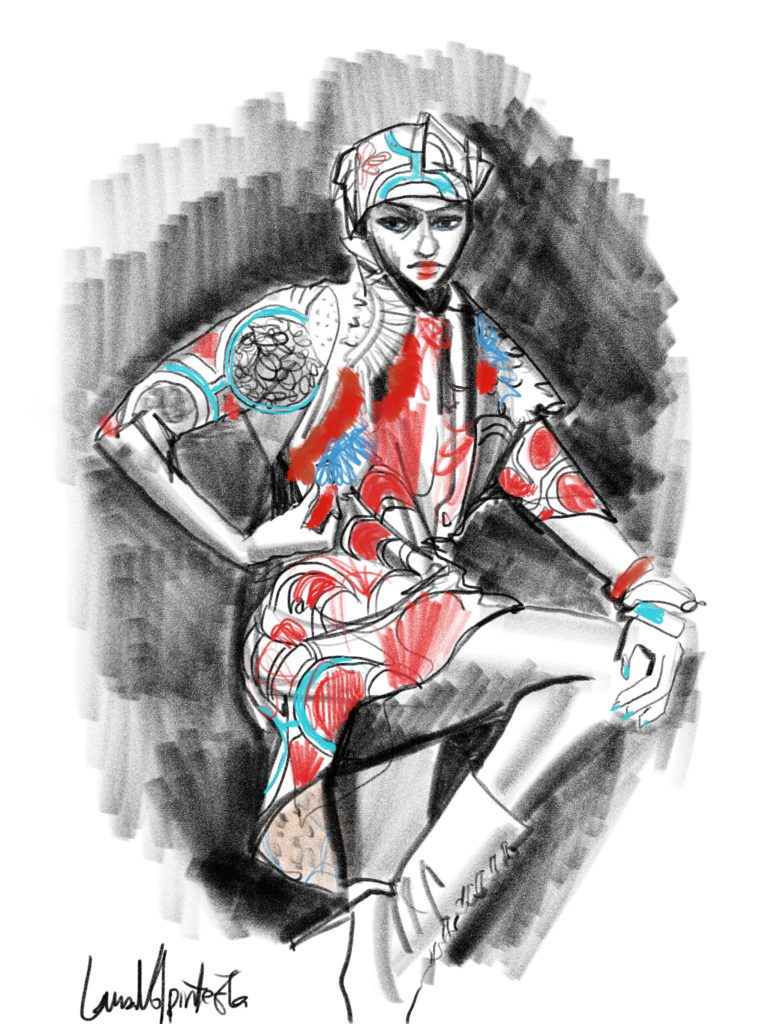 Adobe fresco app fashion illustration laura volpintesta, Fashion Illustration Tribe