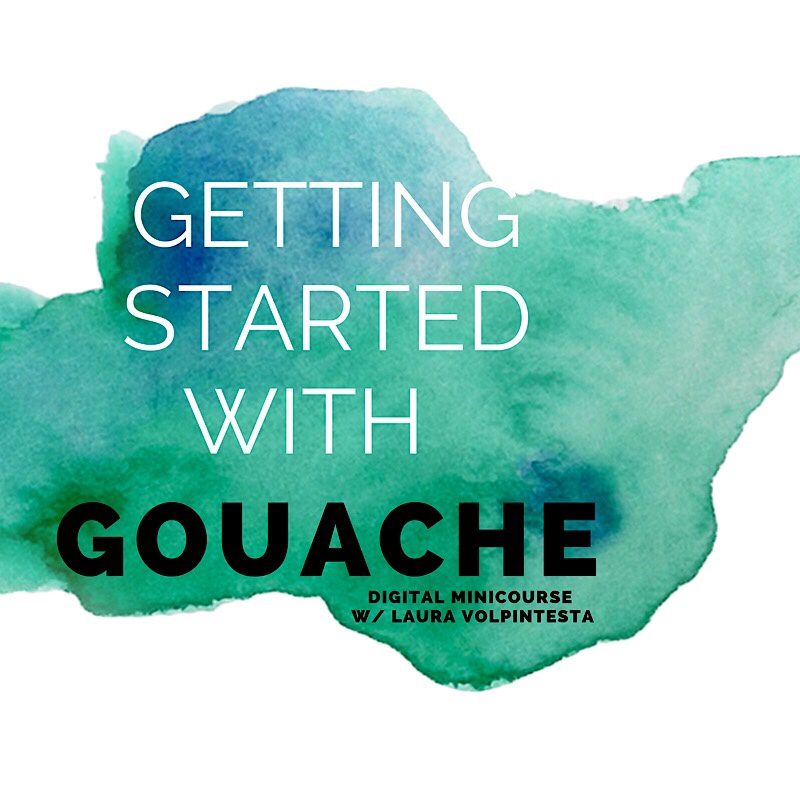 Getting started with Gouache online for fashion and beyond, Laura Volpintest 
