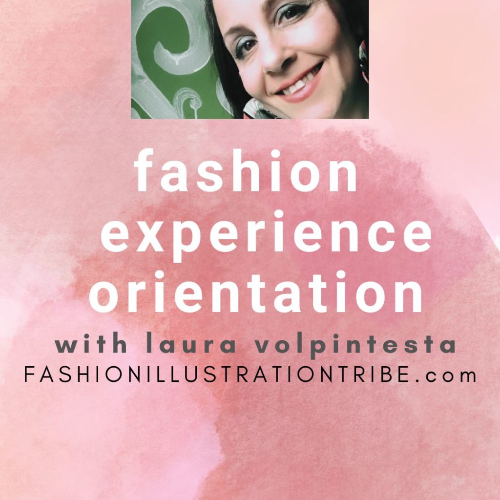 fashion experience foundations of design and illustration skills with Laura Volpintesta online