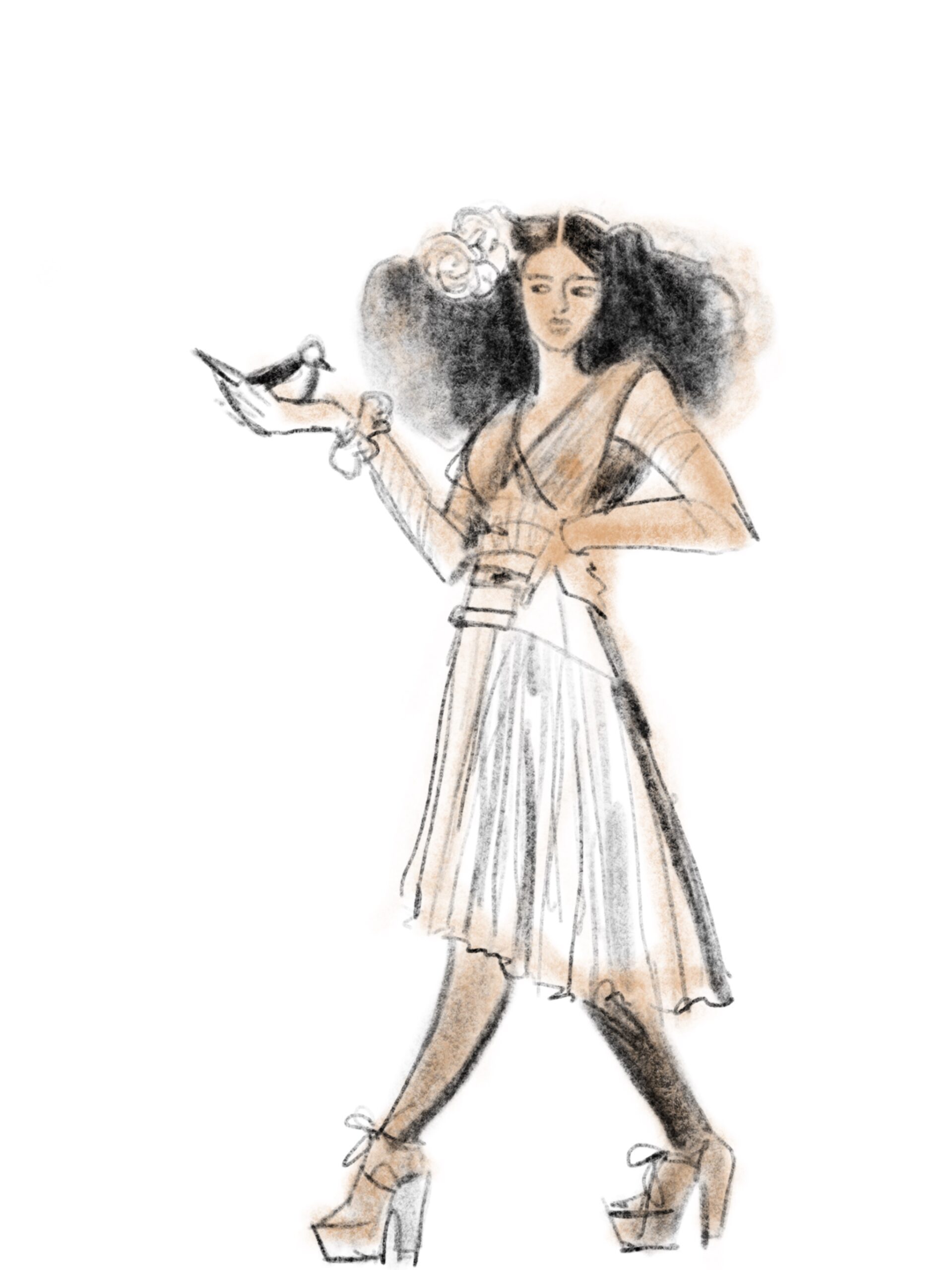 Using Procreate App For Fashion Illustration On Ipad