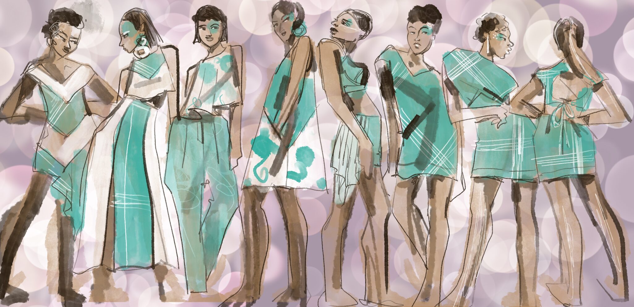 Fashion Design Sketching in Procreate app with Laura Volpintesta