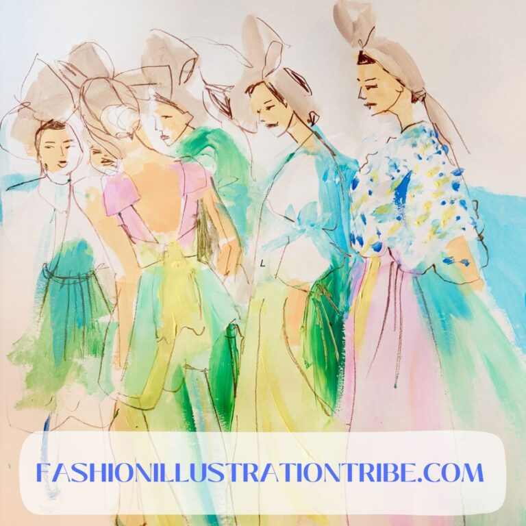 Fashion Illustration and Design Learning Hub Home, Laura Volpintesta