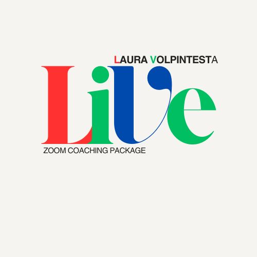 live coaching fashion design zoom package with Laura volpintesta