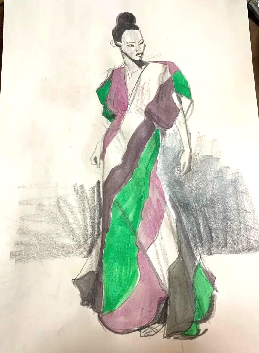 ASYMMETRY: A dynamic principle in designing fashion