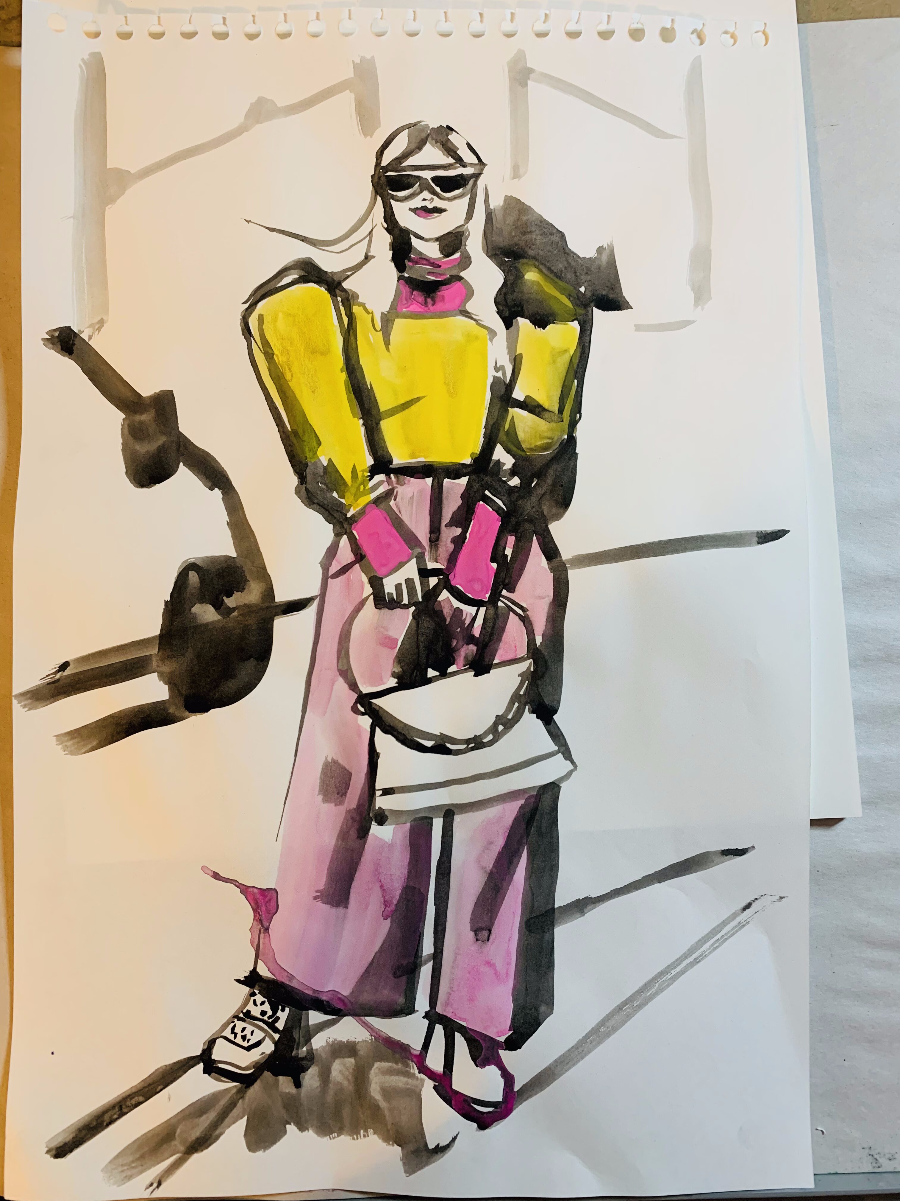MOOD AND MEDIA: Exploring Fashion Illustration Techniques